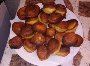 Una foto de Buñuelos de banana
