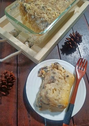 Foto resep Scothel Pasta with Bachamel mushroom Sauce