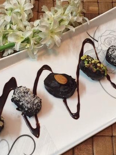 A picture of Chocolate Stuffed Assorted Dates.
