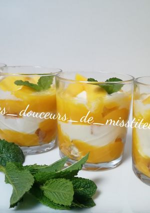 Une photo de Verrine mangue mascarpone