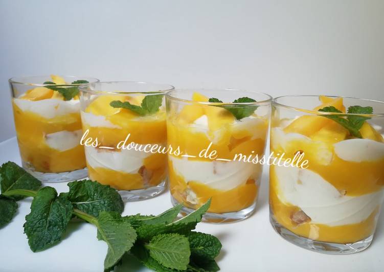 Comment Faire Des Verrine mangue mascarpone