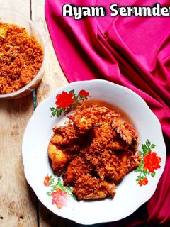 Foto resep Ayam Serundeng Kelapa