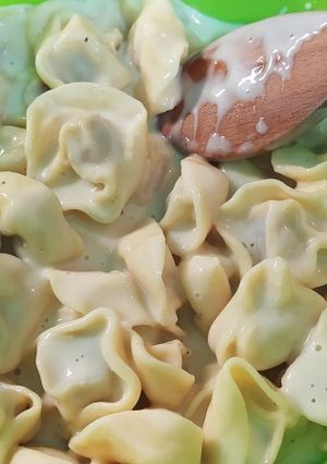 Sajtkrémes tortellini recept fotója