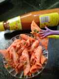 Pink sauce pasta