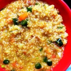 A picture of Savoury Daliya halwa.