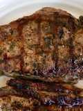 Grilled Skirt Steak with Basil, Garlic and Herbs marinade