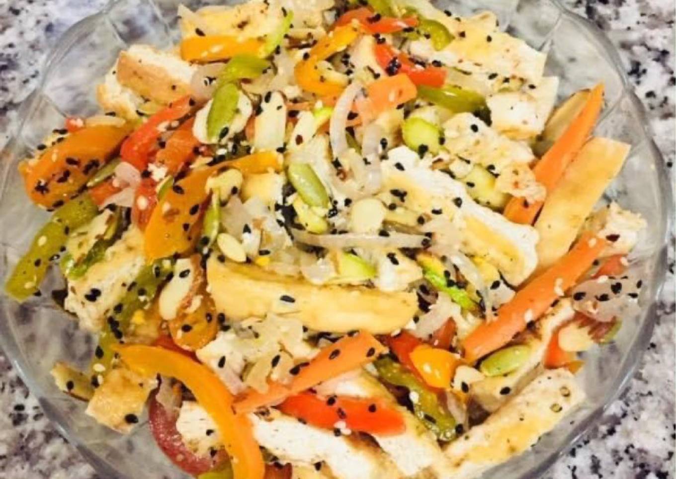 Grilled Paneer Salad