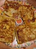 Tostada francesa de sándwich de miga