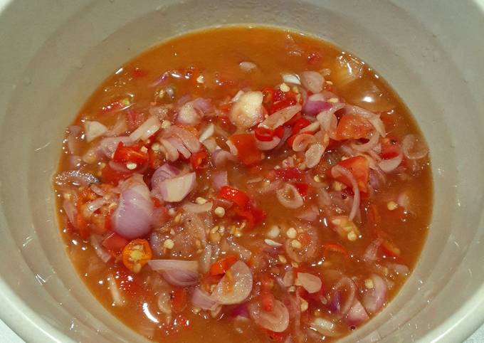 Resep Sambal dabu dabu, Bisa Manjain Lidah