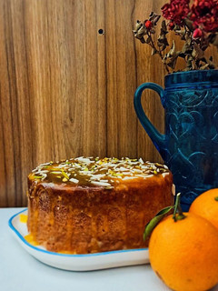 عکسی از دستور کیک پرتقالی باسس پرتقالی