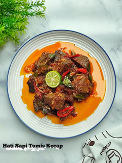 Foto resep Hati Sapi Tumis Kecap