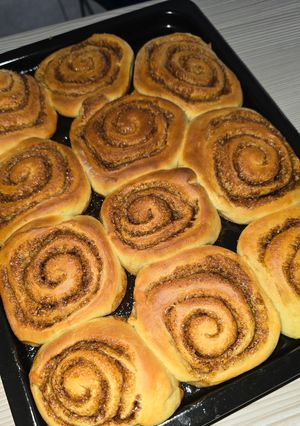 Una foto de Cinnamon Rolls, Rollos de Canela