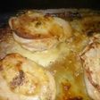 Pechugas de pollo rellenas de panceta y quesos