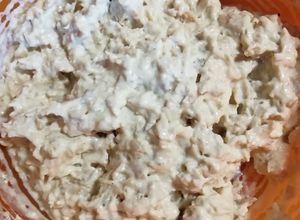 Une photo de Salade de poulet mayonnaise à tartiner