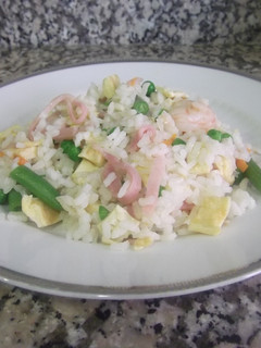 Una foto de Arroz salteado