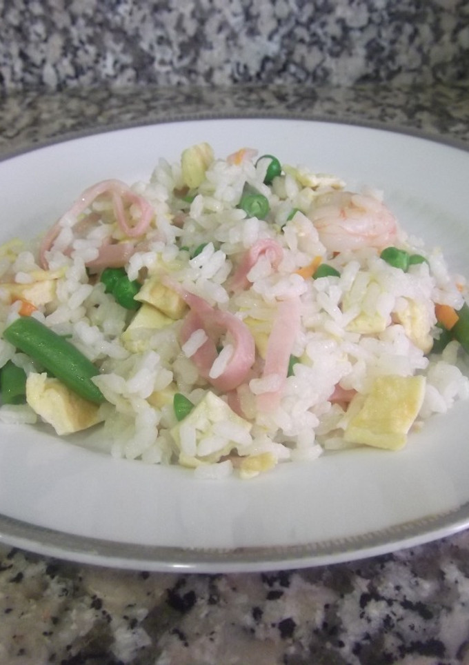 Una foto de Arroz salteado