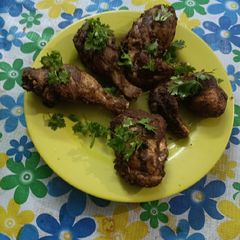 A picture of Chicken masala fry.