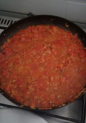 Una foto de Salsa de tomate casera