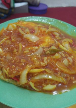 Foto resep Telor ceplok asam manis