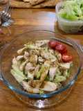 สลัดอกไก่ซอสหม่าล่า