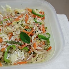 A picture of Stir Fried Cabbage Salad !.