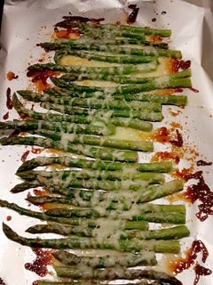 A picture of Roasted Asparagus.