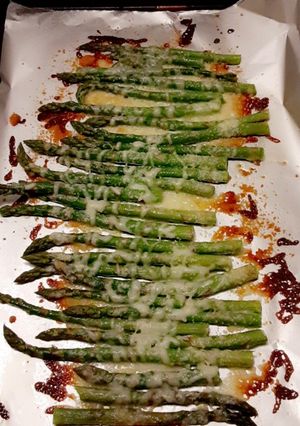 A picture of Roasted Asparagus.