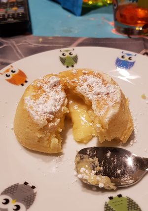 Foto di Tortino di cioccolato bianco dal cuore morbido