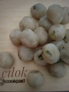 Foto resep Cilok (kuah vs bumbu kacang)