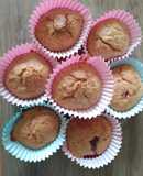 Banános teljes kiőrlésű muffin