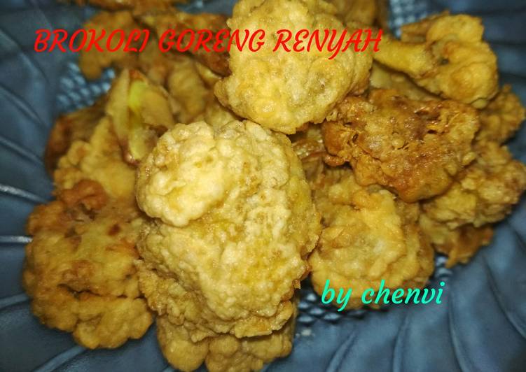 Brokoli goreng renyah