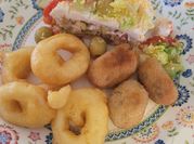 Una foto de croqueta de calamar