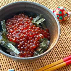 Japanese Homemade Ikura(salmon egg) A picture of Japanese Homemade Ikura(salmon egg).