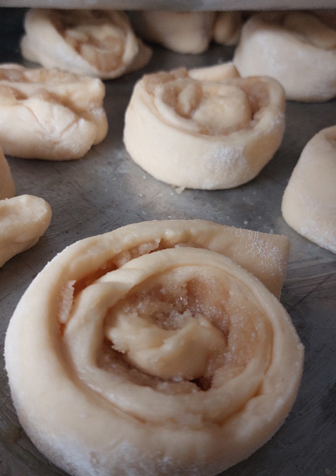 Una foto de Rolls de almendra