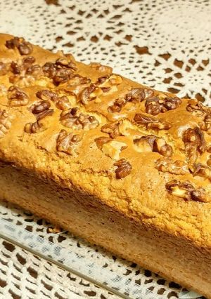 Una foto de Budín de Limón y Nueces