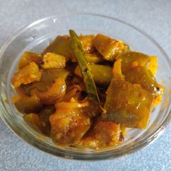 A picture of Kathirikai Poriyal Brinjal Fry.