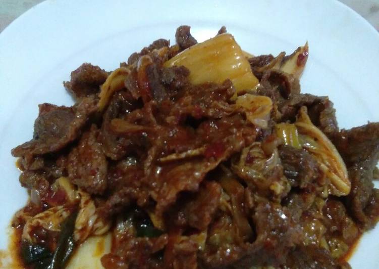 Tumis daging &amp; kimchi