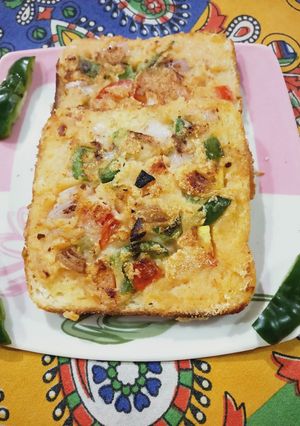 A picture of Bread pizza.