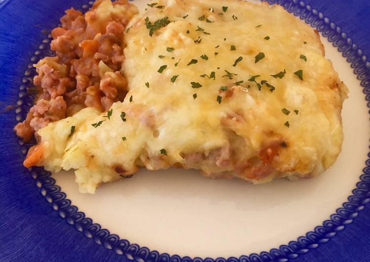 Pastel de carne y patata