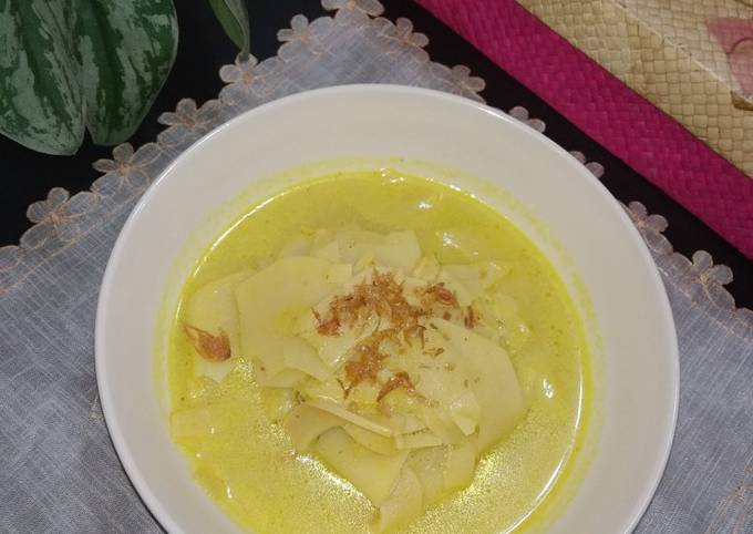 Langkah Mudah untuk Membuat 254. Opor Rebung Anti Gagal