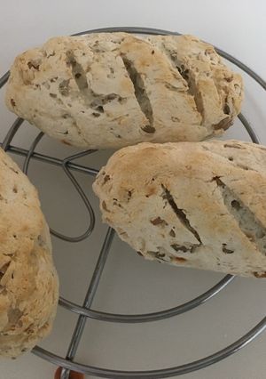 Una foto de Pan sin gluten con pipas de girasol