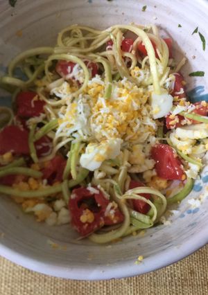 Une photo de ☀️Tagliatelles de courgettes☀️