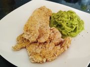 Una foto de milanesa de arveja