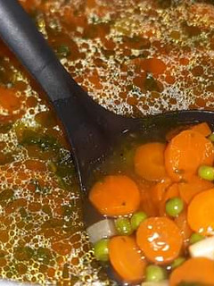 Zöldborsó leves recept fotója