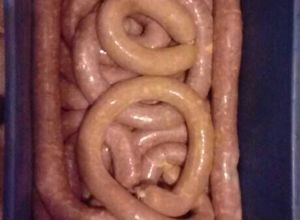 Una foto de Chorizos caseros