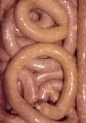 Una foto de Chorizos caseros