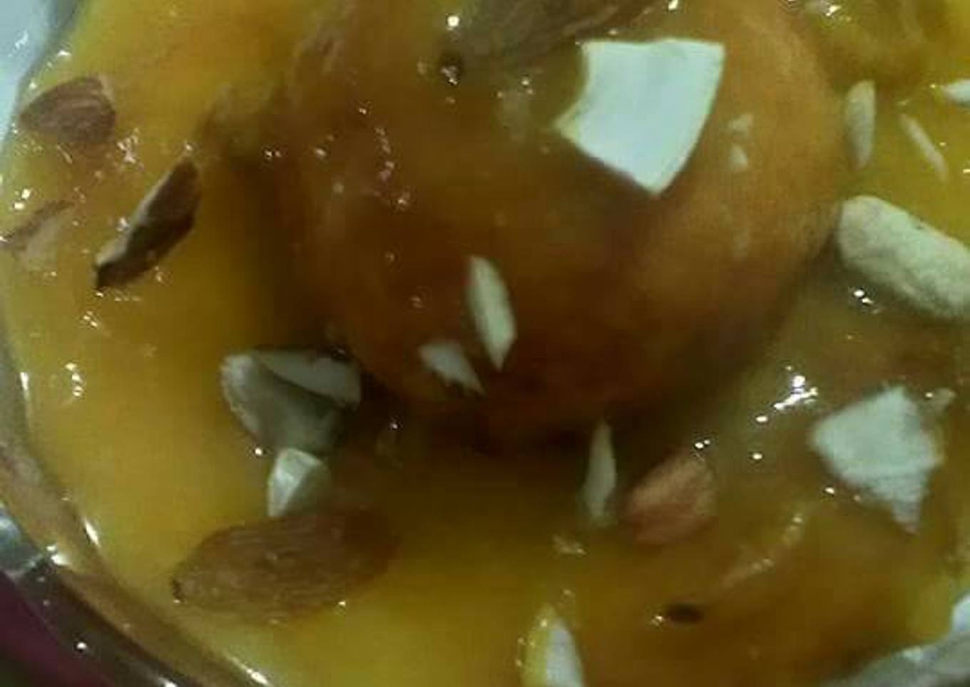 Mango Dip with Paneer Balls