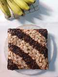 Banana Cake Almond Slice
