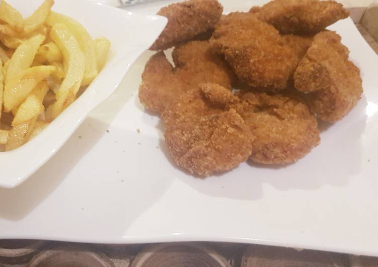 Nuggetes fatti un casa