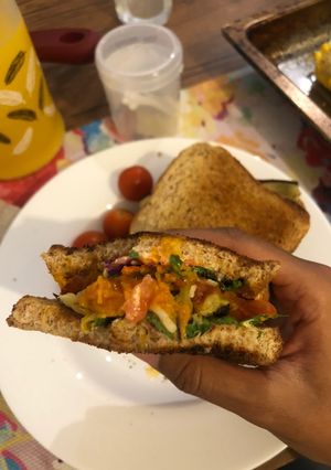 Una foto de Sándwich de verduras